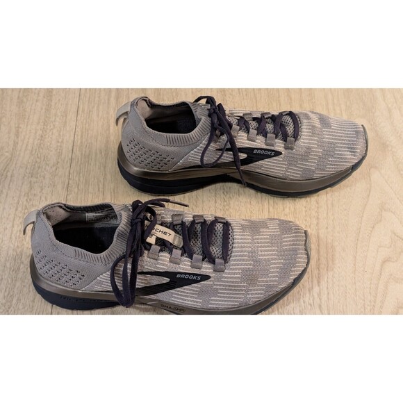 Brooks Ricochet 2 Men\'s Size (8.5) Grey/Navy Athletic Road Running Shoes X7-130* main image 9